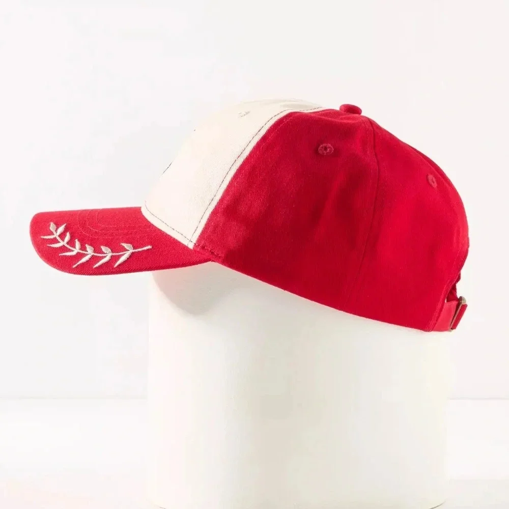 NWT Anthropologie Coney Island Picnic Nautical Monogram Baseball Cap Letter A - Picture 3 of 4